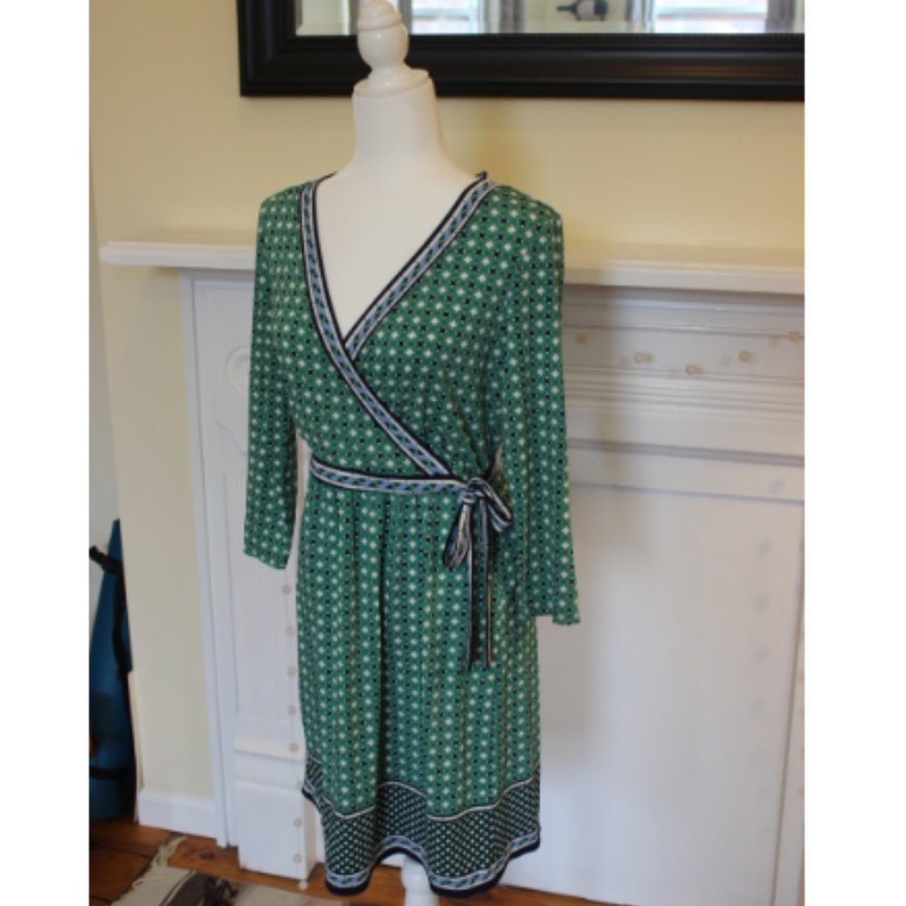 Max Mara Faux Wrap Dress